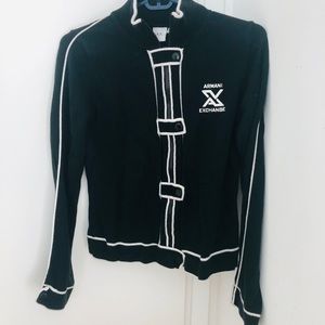 Armani Exchange Button Up Sweater